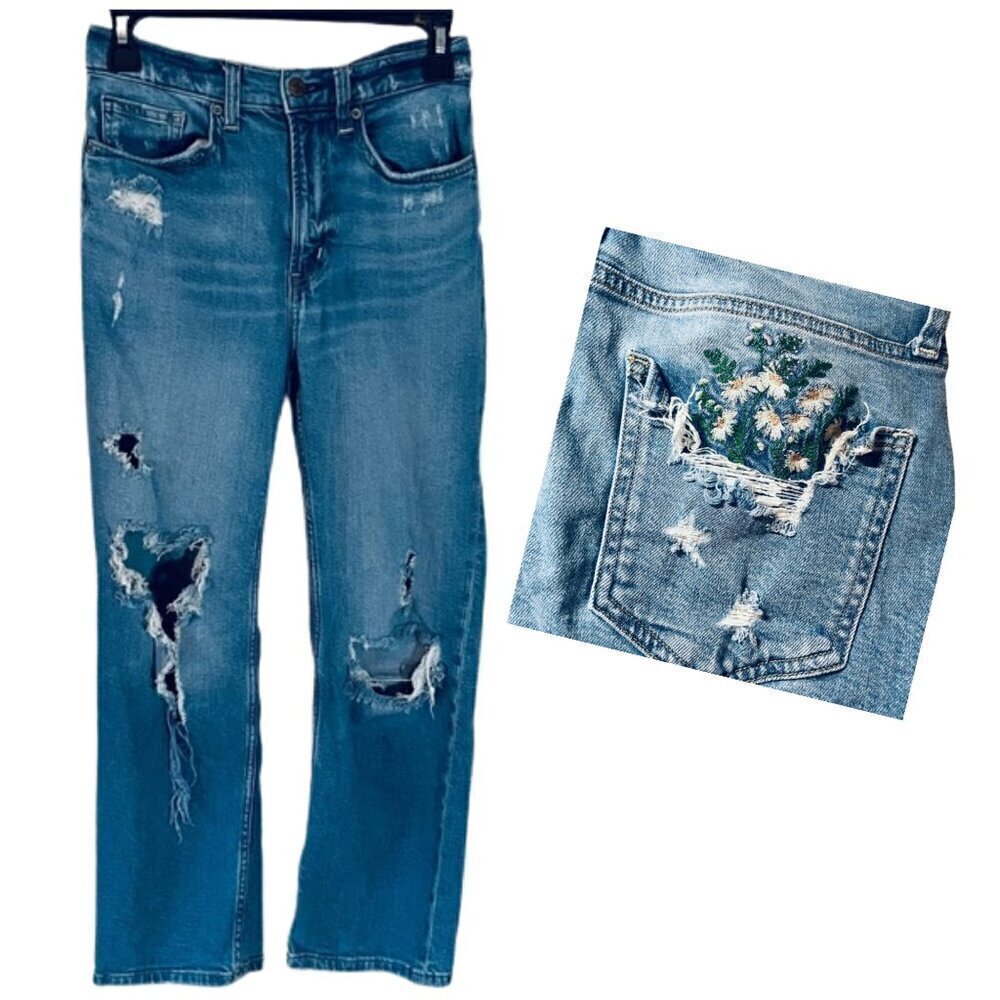 👖✨ Arizona Jean Co. Women's/Juniors Vintage Straight Jeans – Classic High-Rise